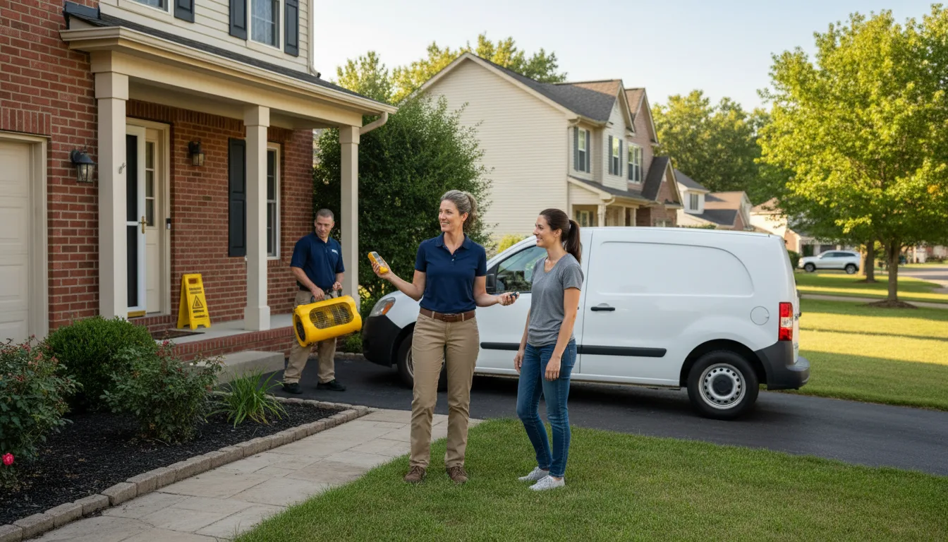 Water restoration image for Flood Water Cleanup, Removal And Restoration Services in Savannah, OH
